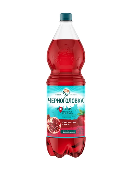 Черноголовка Лимонад "Кавказский гранат" газированный 1,5 л х 6 шт, 1,5 л, 6 шт, фото 2