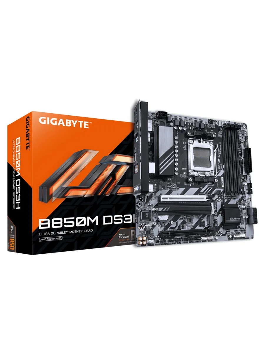 Gigabyte Материнская плата B850M DS3H AM5 4xDDR5 Micro-ATX