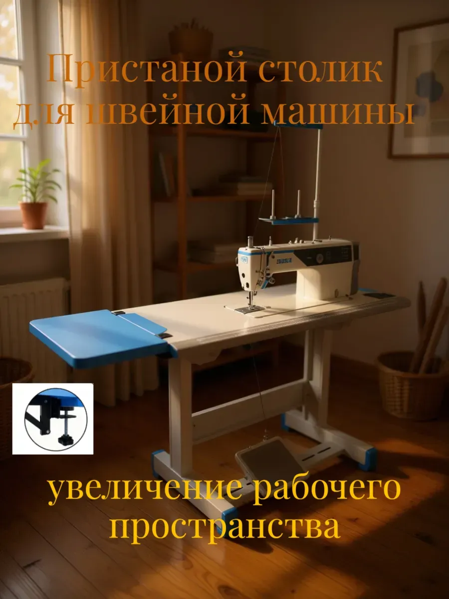 Приставной столик к промышленной швейной машинке