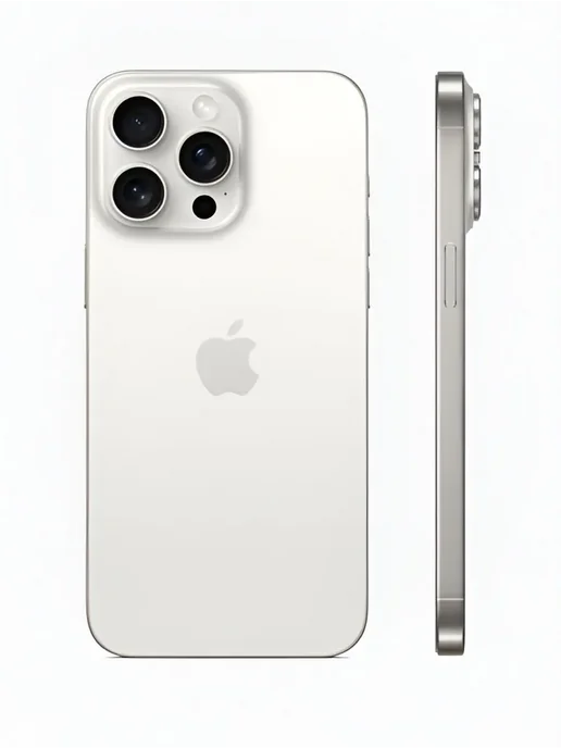 Смартфон Apple Iphone15pro 256 ГБ, белый, фото 2