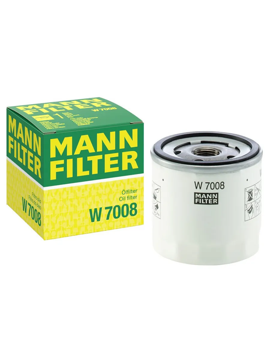 Масляный фильтр MANN-FILTER W7008