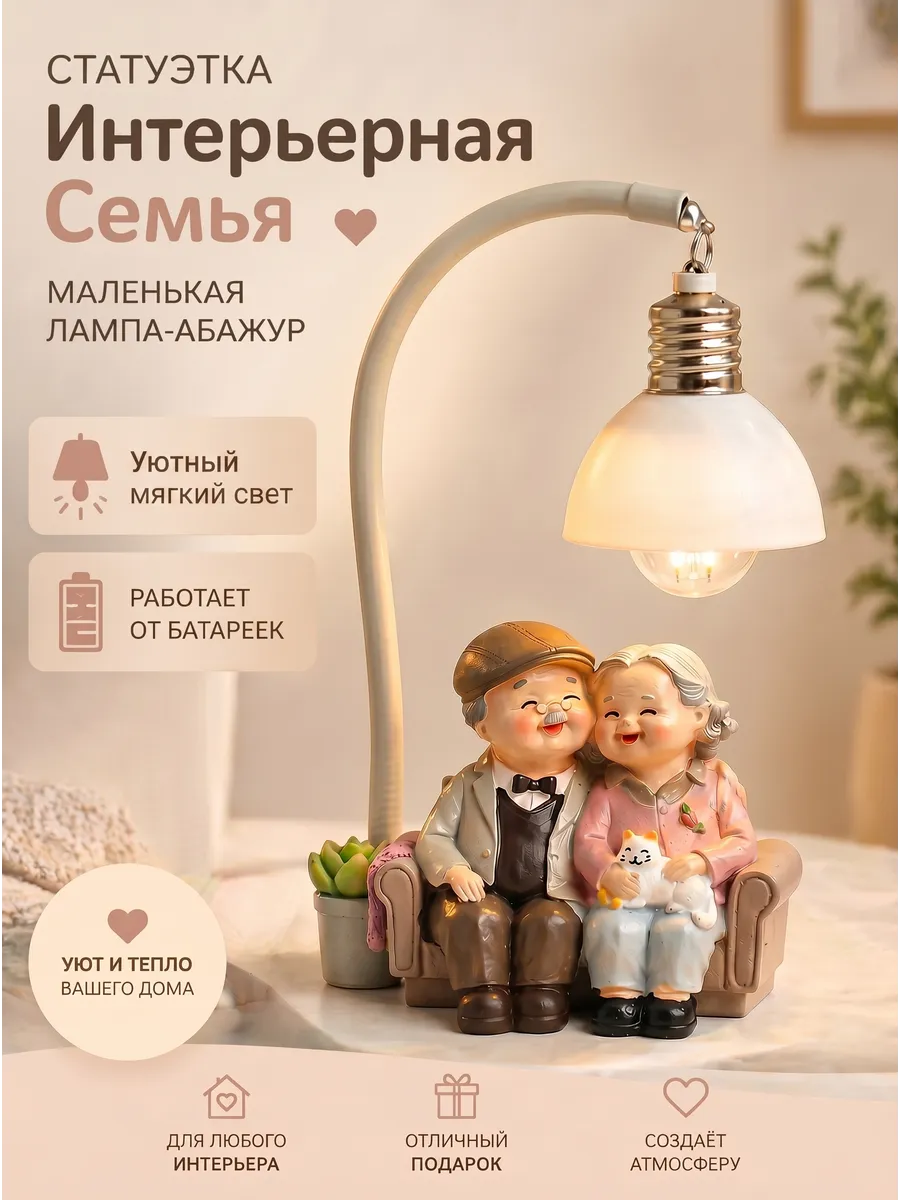Статуэтка для интерьера Семья на годовщину свадьбы