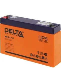 Delta Аккумуляторная батарея для ИБП HR 6-7.2 6B 7.2Ач