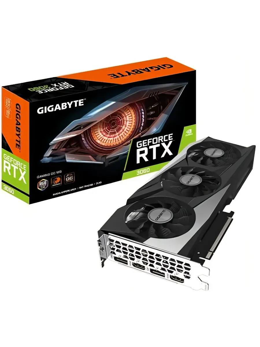 Gigabyte Video Card NVidia GeForce RTX 3060 GAMING OC GDDR6