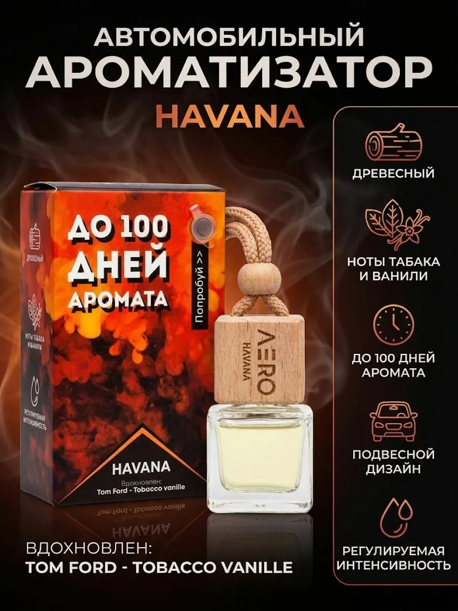 Автомобильный ароматизатор areo Havana