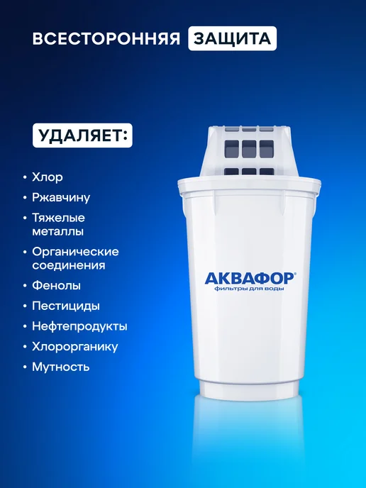 Аквафор Фильтр-кувшин для очистки воды Лион черный, черный, фото 7