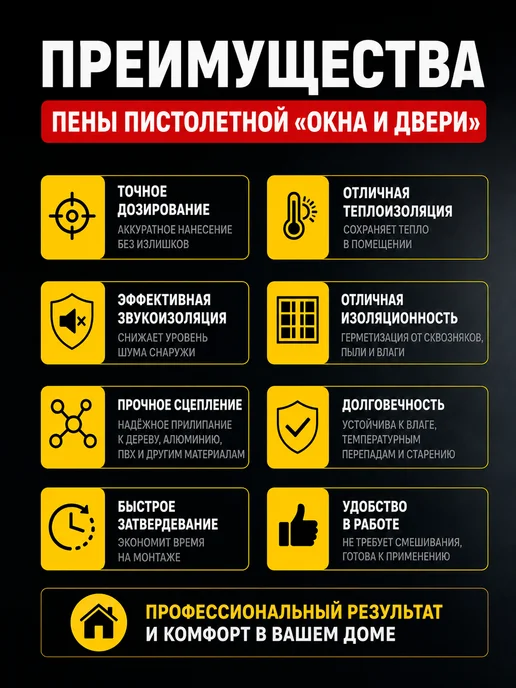 Soudal Монтажная пена под пистолет 750 мл всесезонная, 750 мл, фото 3