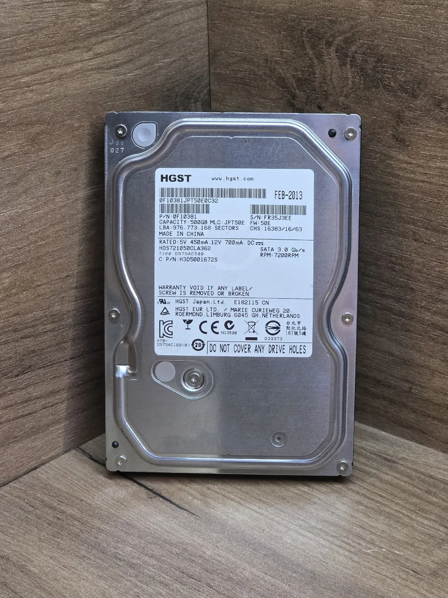Жесткий диск HGST HDS721050CLA362 для компьютера (500 ГБ)