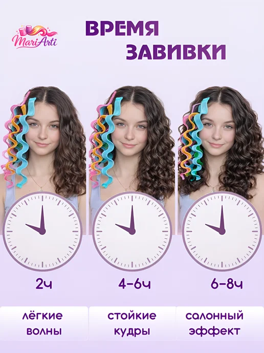 Mari_Arti Бигуди Волна мягкие, синий, фото 5