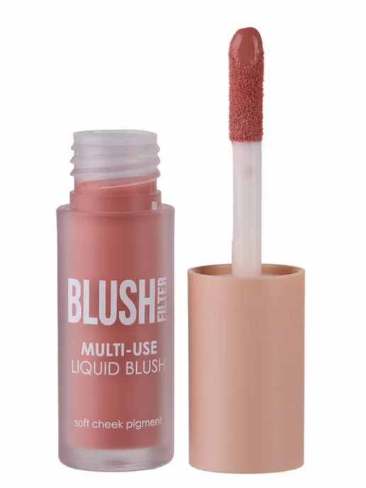 TF COSMETICS Румяна кремовые Персиковые жидкие 3в1, т. 64, розовый, фото 7