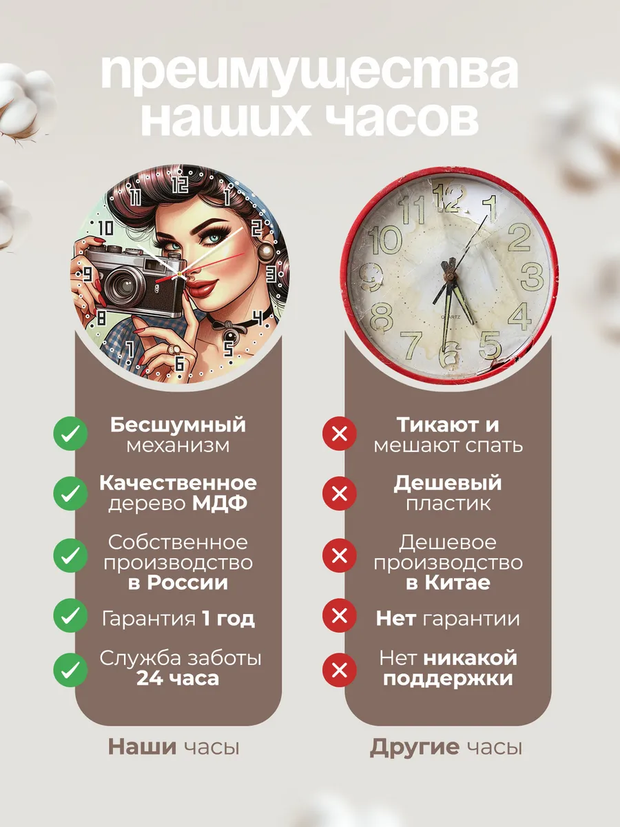 Часы настенные Фотографу — фото 10