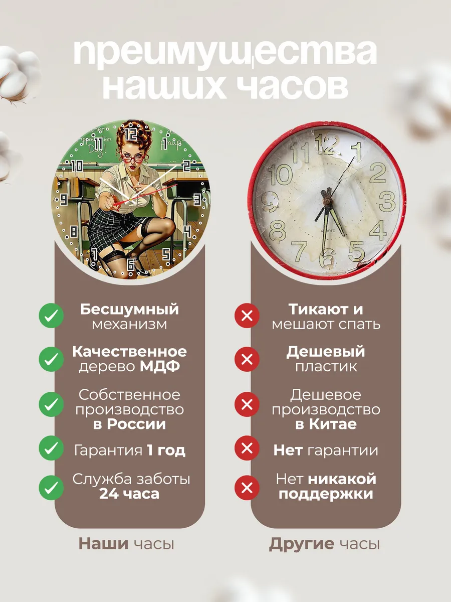 Часы настенные Учительнице — фото 10