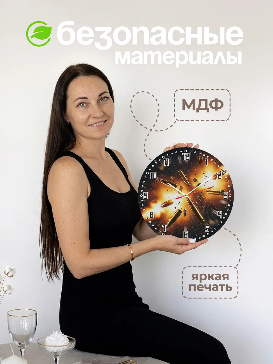 Часы настенные pubg мерч — фото 4
