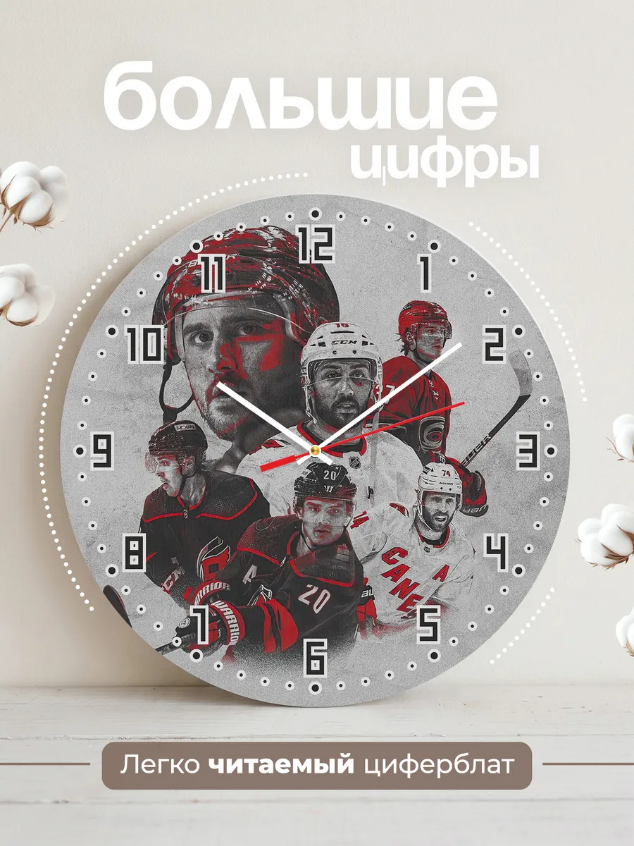 Часы настенные NHL Carolina Hurricanes — фото 2