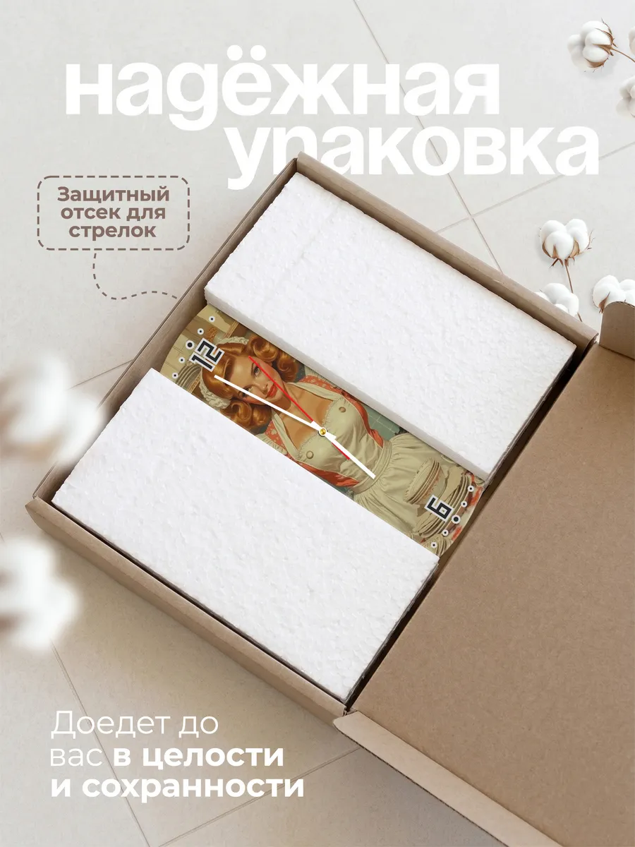 Часы настенные на кухню — фото 9