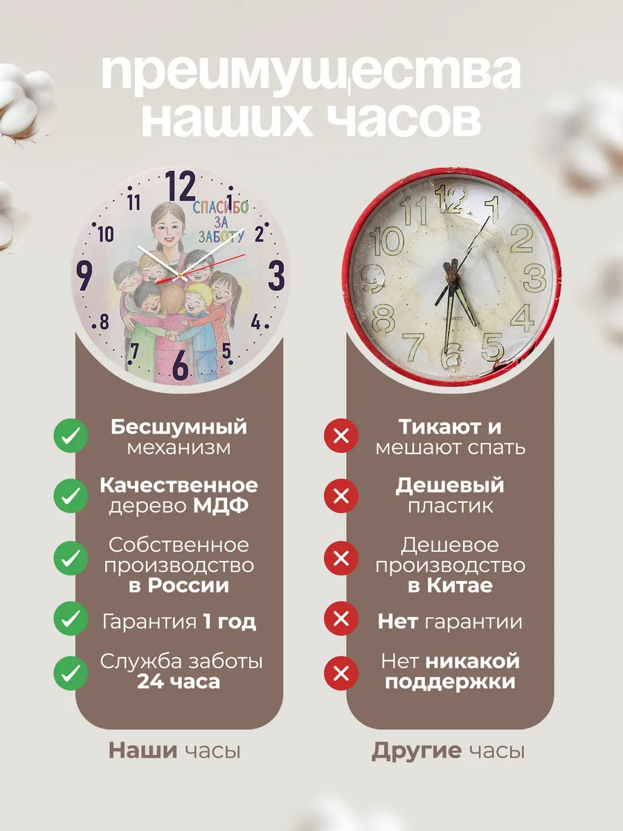 Часы настенные Подарок Воспитателю — фото 10
