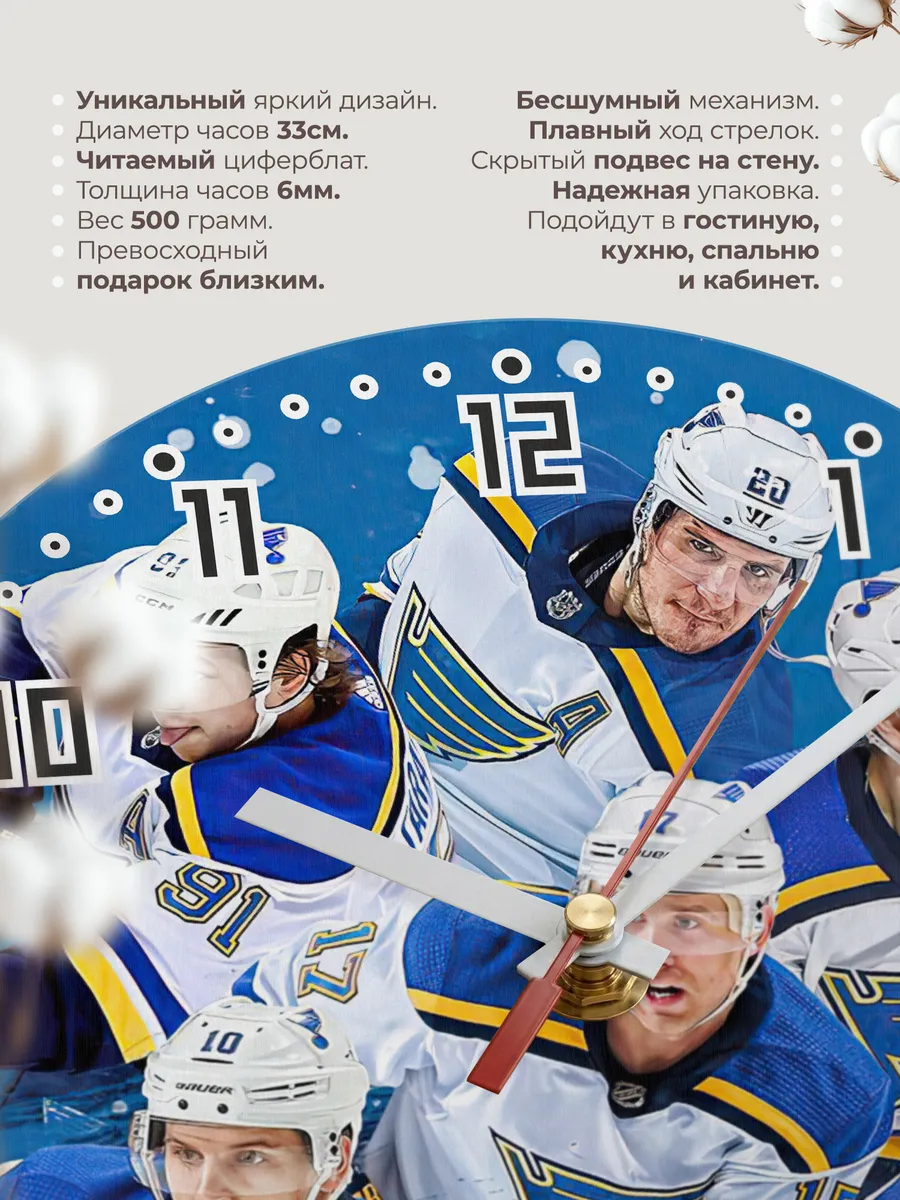 Часы настенные St. Louis Blues — фото 11