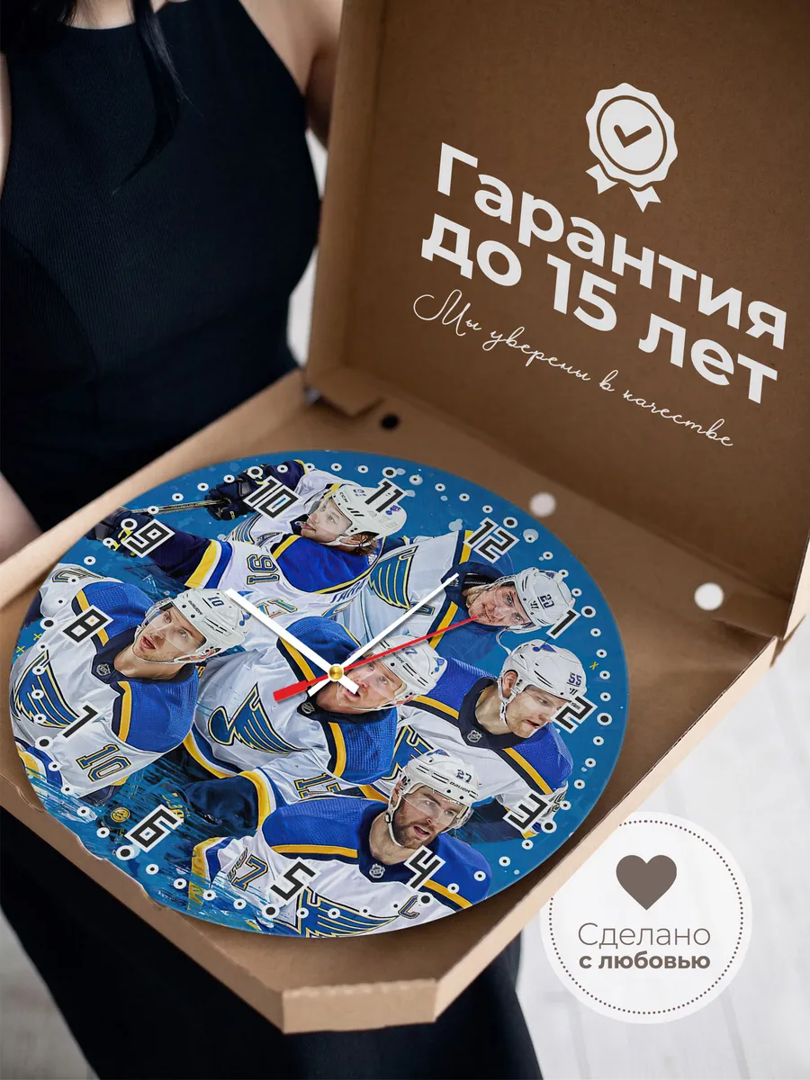 Часы настенные St. Louis Blues — фото 3