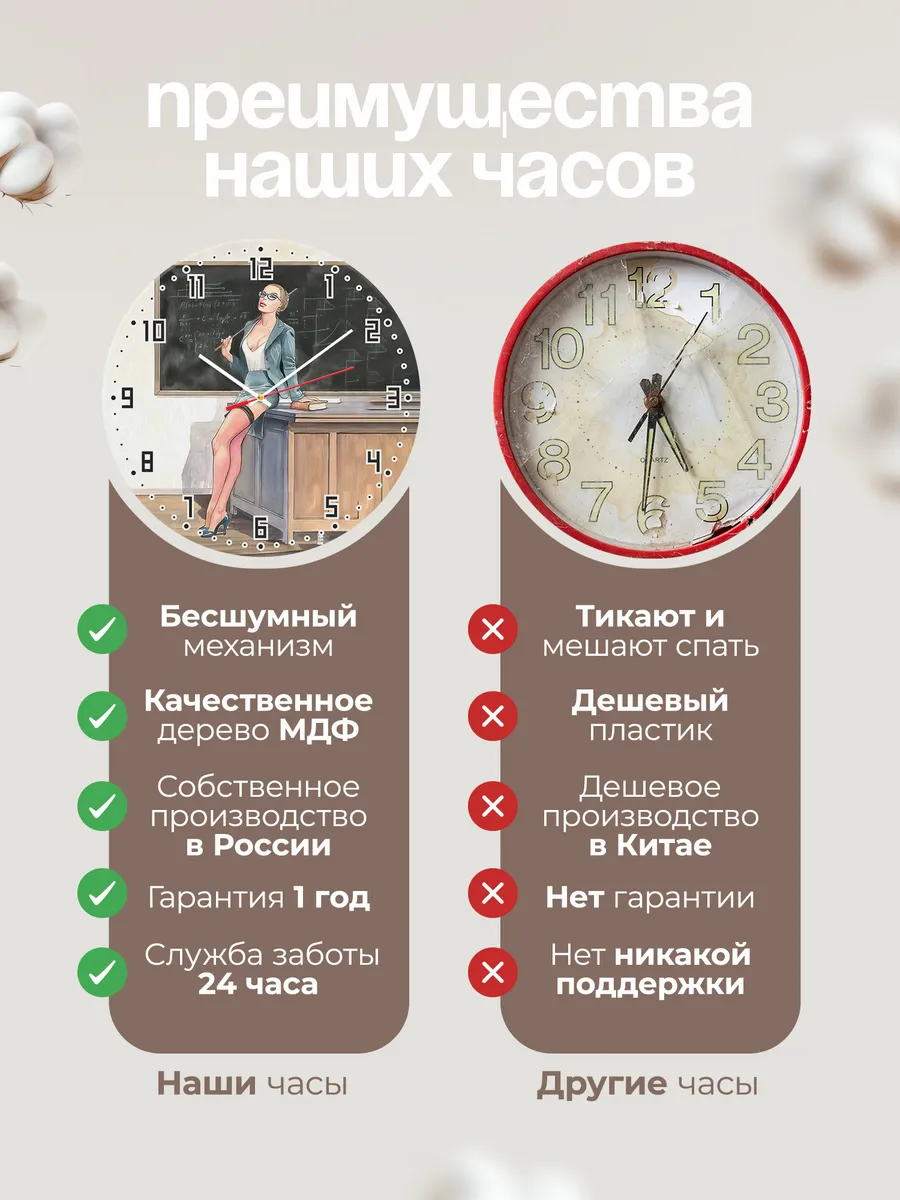 Часы настенные Учителю — фото 10