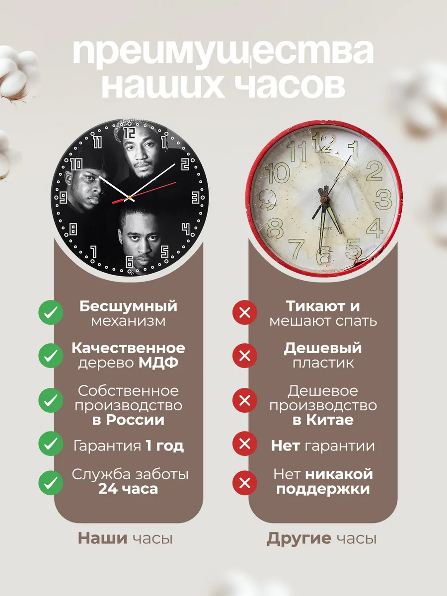 Часы настенные A Tribe Called Quest — фото 10