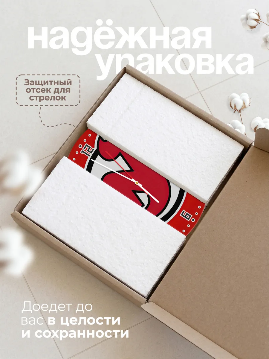 Часы настенные логотип NHL New Jersey Devils — фото 9