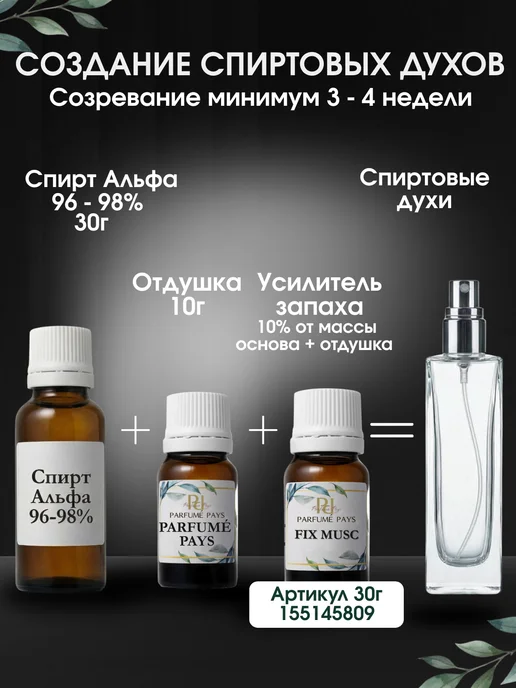 PARFUME PAYS Отдушка для духов, свечей, мыла, 30 мл, фото 7