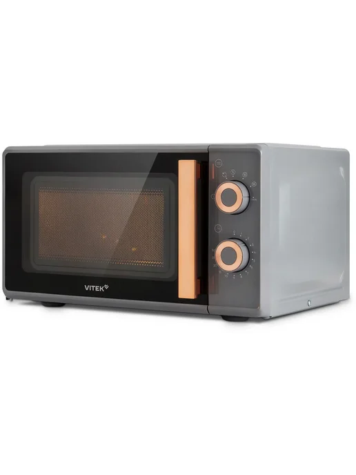 VITEK Микроволновая печь VT-MW1920 20л. 700Вт серый золотистый, 20 л, 700 Вт, фото 2
