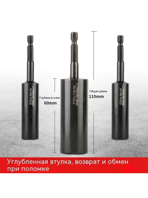 Головка накидная 110mm, вариант, фото 3