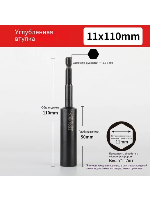 Головка накидная 110mm, вариант, фото 7