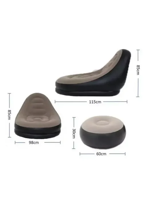 Кресло-мешок надувное, синий, фото 8