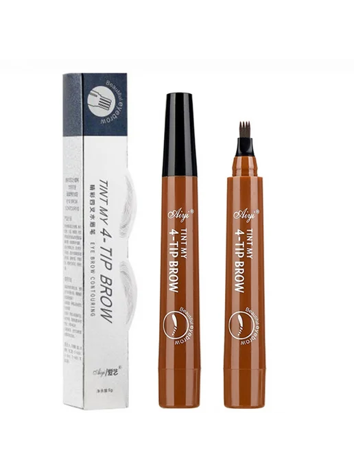 4 шт. карандашей для бровей Light Brown для Make Up (Nib), 4 шт
