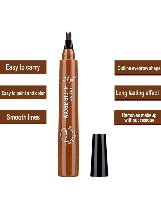 4 шт. карандашей для бровей Light Brown для Make Up (Nib), 4 шт, фото 2
