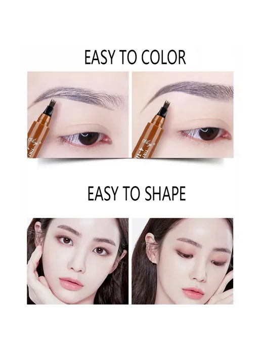 4 шт. карандашей для бровей Light Brown для Make Up (Nib), 4 шт, фото 5