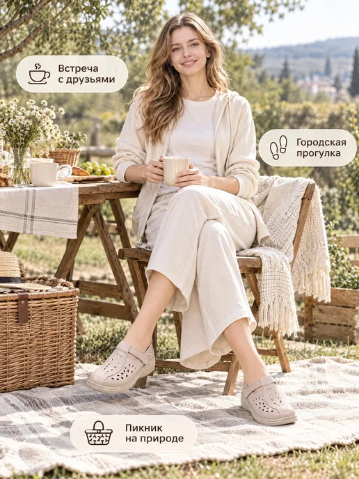 BALONN Мокасины женские летние дышащие, серый, фото 5