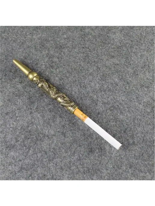 Мундштук для стандартных сигарет, желтый, фото 4