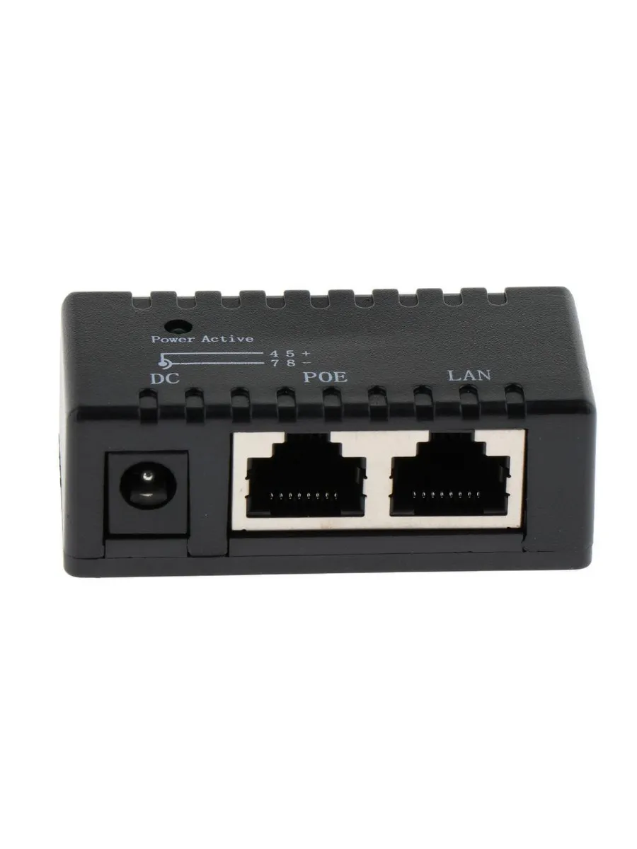 2-шт инжектор питания с разъемом Ethernet RJ-45