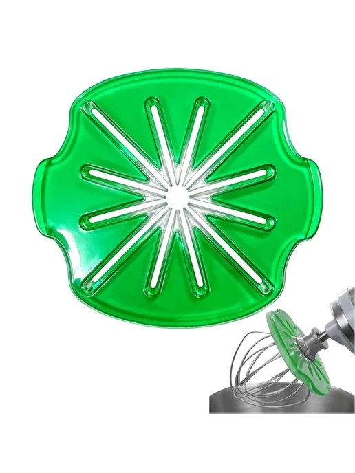 Для Stand Mixer губка-скребок, зел, 6-винтовая, вариант, фото 2