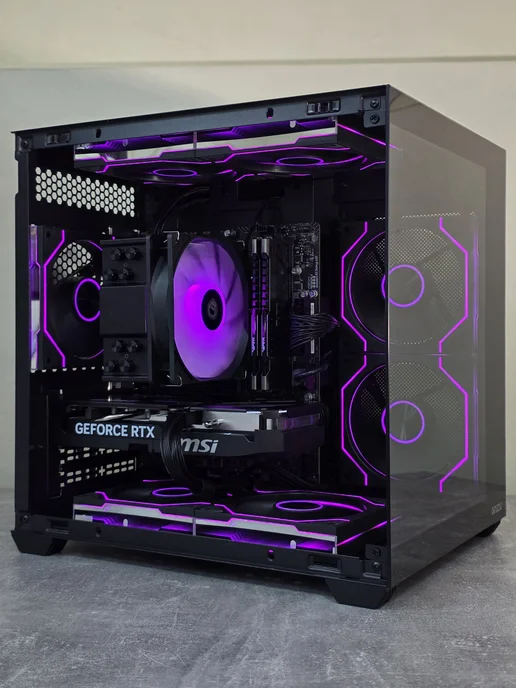Techno РС Игровой компьютер Триумф Ryzen 5 5600 RTX 5060Ti, черный, фото 7