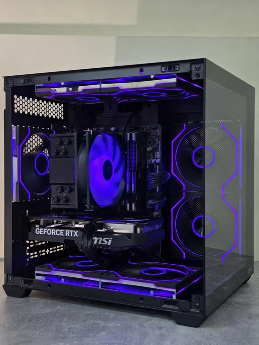 Techno РС Игровой компьютер Триумф Ryzen 5 5600 RTX 5060Ti, черный, фото 8