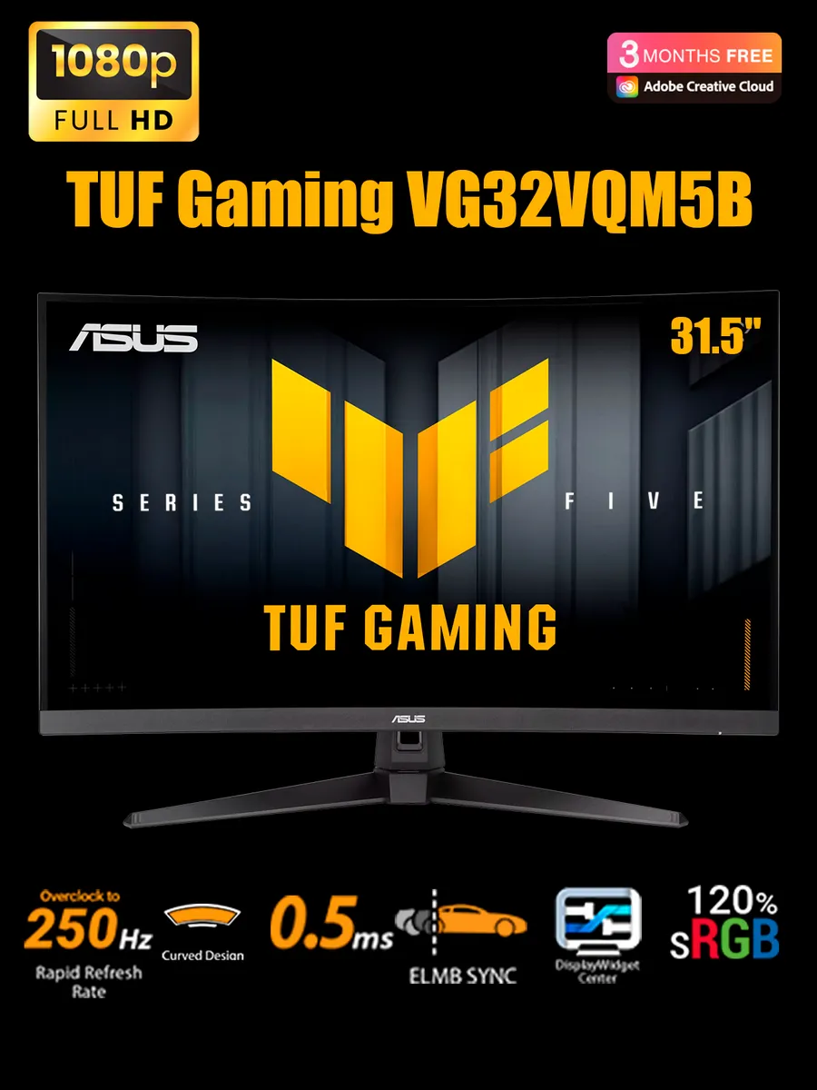 Asus Монитор 31.5" TUF Gaming VG32VQM5B