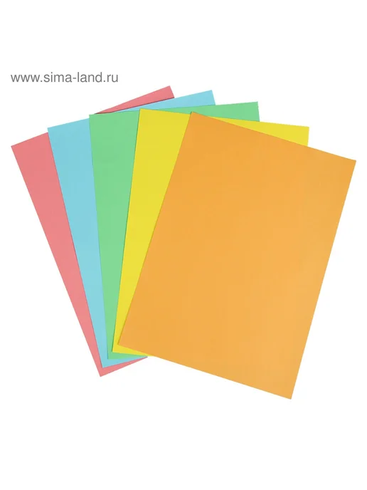 Бумага Мир Игр Цветная A4, 80 г/м², 250 листов, ассорти 5 цветов, фото 3