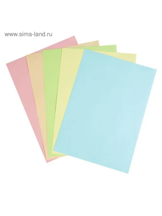 Бумага Мир Игр Цветная A4, 80 г/м², 500 листов, ассорти 5 цветов, фото 3