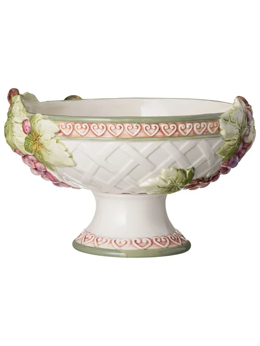 Lefard Конфетница на ножке керамическая 21 х 14 см, 21x14 см, фото 4