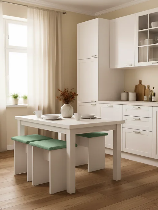 Mebel Poli Табурет деревянный для кухни 2шт, 2 шт, фото 8
