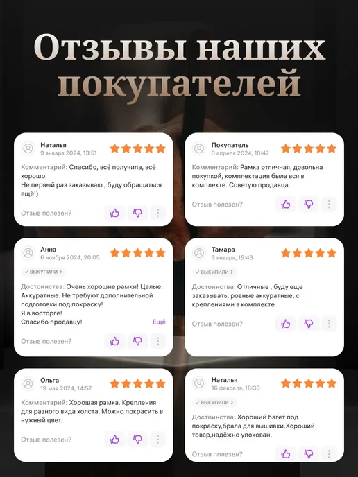 АРТБОРД + Рама для вышивки овальная 15х25 см 3 шт, багет из МДФ №2, 3 шт, фото 7