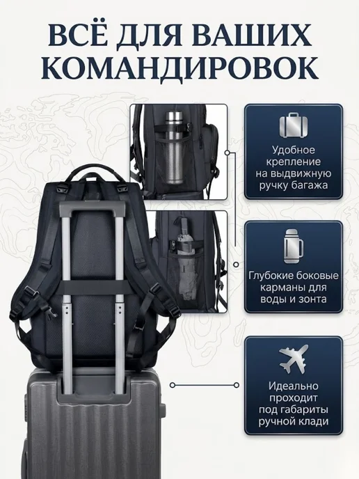 BrandStore Рюкзак городской с карманом для обуви 30 л, 30 л, фото 6