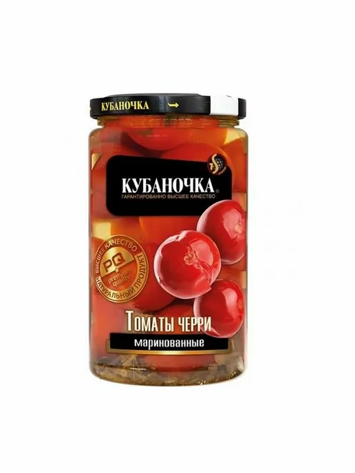 Кубаночка Томаты Черри маринованные 360г, 360 г, фото 2