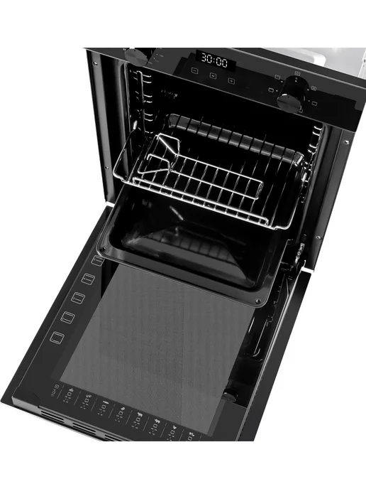 Maunfeld Духовой шкаф EOEM516B2, черный, черный, фото 5