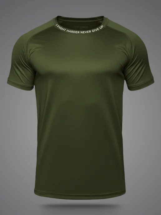 SPORT GEAR Спортивная футболка для тренировок и фитнеса в зале, зеленый