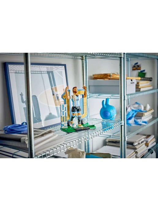 LEGO Editions Football Лионель Месси — легенда футбола 43015, белый, фото 3